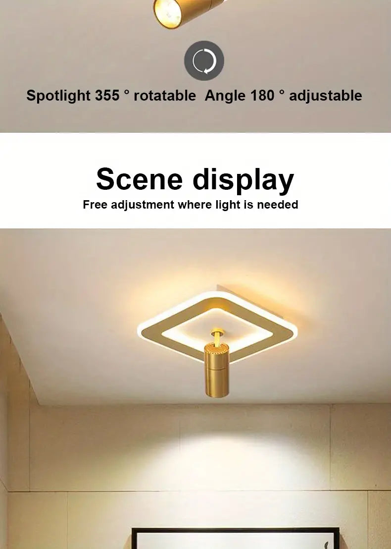 Modern Simple LED Wall Lamp for Bedroom and Aisle