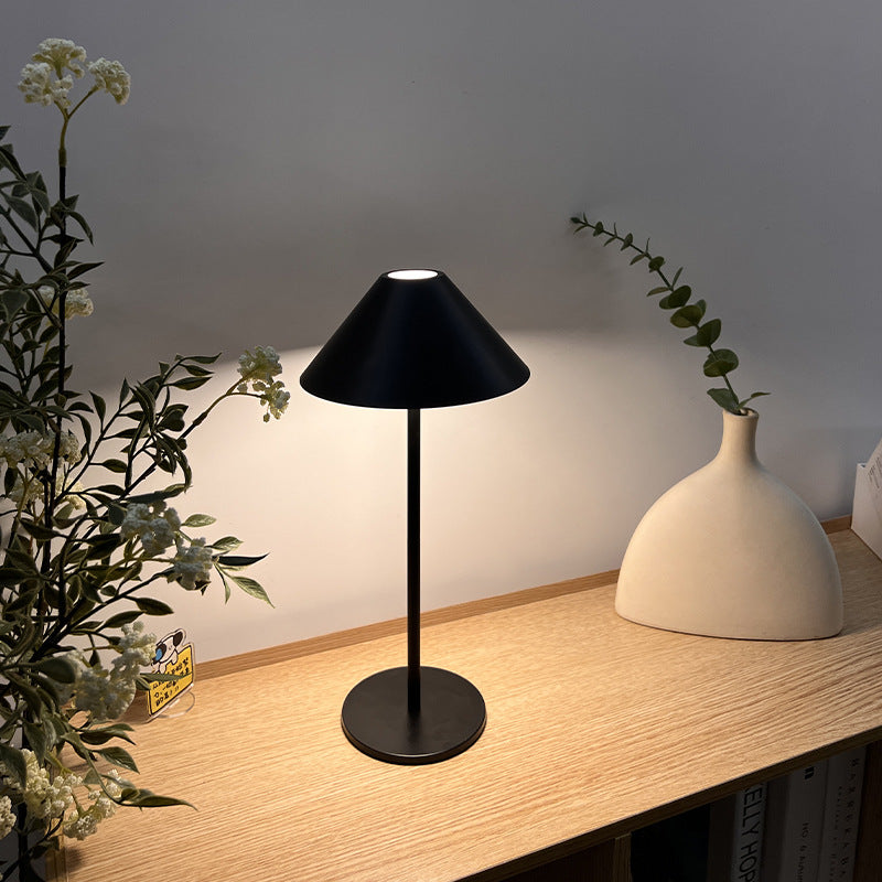 LED American Style Night Light - USB Rechargeable Table Lamp
