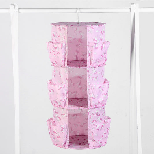 360-Degree Rotating Hanging Closet Organizer Bag