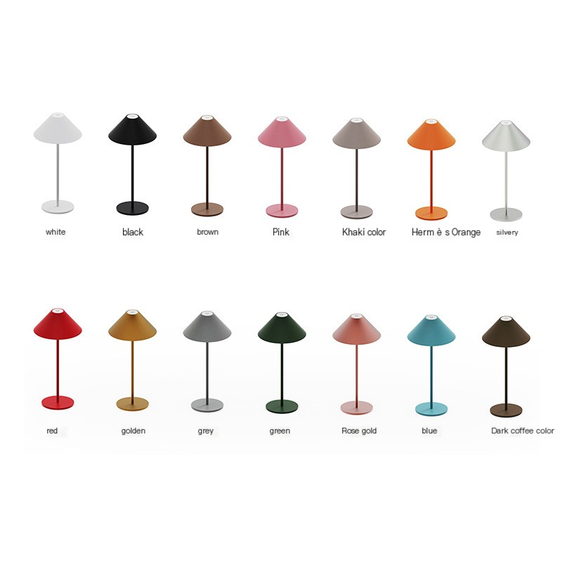LED American Style Night Light - USB Rechargeable Table Lamp